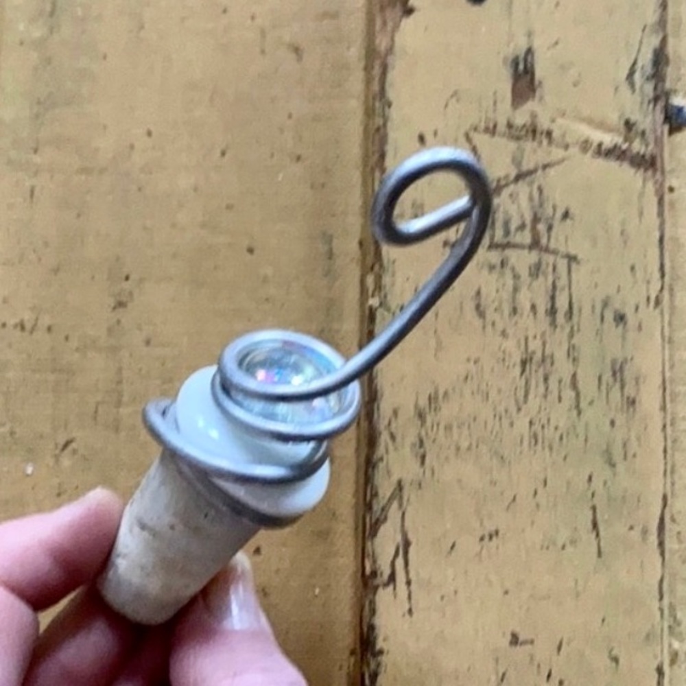 BOHO HANDCRAFTED WINE CORK SHABBY CHIC COTTAGECORE